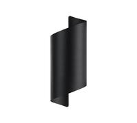 Eglo Applique murale extérieure LED Montarello, lampe terrasse spirale, éclairage d'extérieur avec interrupteur DIP, métal noir, blanc chaud - neutre - froid, IP44