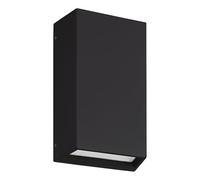 Applique extérieure SPONGANO IP65 LED 2X5W en aluminium noir 120x0x200mm