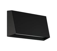 Eglo Applique murale extérieure LED Spongano, lampe de façade plat, luminaire d‘extérieur en aluminium anthracite et verre transparent, température de couleur variable avec interrupteur, IP65