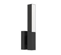 EGLO Applique murale extérieure LED Ugento, lampe murale d'extérieur avec spot orientable, éclairage indirect, luminaire en métal noir, blanc chaud, IP44
