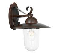 EGLO Applique murale extérieure Milton, lampe murale 1 flamme en acier