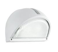 Applique extérieure ONJA IP44 E27 1X40W en fonte d'aluminium blanc 220x0x155mm