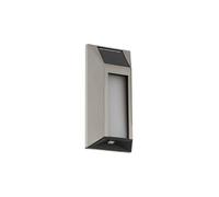Luminaire solaire connecté SOLAR-Z LED 4X0,5W en acier inoxydable et matière synthétique acier inoxydable et noir 86x40x180mm