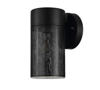 EGLO Applique murale Fantecolo, lampe intérieure, pour chambre, acier | galvanisé noir, verre clair, douille E27, IP44