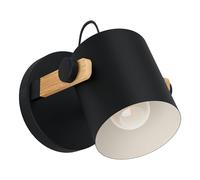 Eglo Applique murale Hornwood, luminaire mural vintage de style industriel