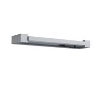 Eglo Applique murale intérieure LED Gemiliana, lampe miroir pour salle de bains et couloir, luminaire en métal et plastique blanc, spot blanc neutre, IP44
