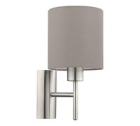 Applique PASTERI E27 1X60W en acier nickel mat 145x0x305mm