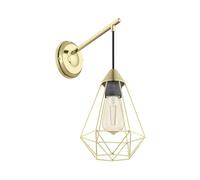 Eglo Applique murale intérieure Tarbes, luminaire d’intérieur en laiton