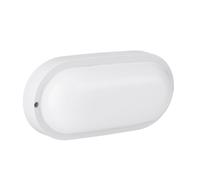 Eglo Applique murale LED extérieure Boschetto-E, lampe d'extérieur ovale | plastique blanc, lumière blanc neutre, IP54