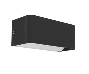 Eglo Applique murale LED extérieure connect.z Sania-z, lampe d'extérieur | connectée, app et commande vocale Alexa, luminaire en plastique noir, IP55, blanc chaud - froid, RGB