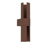 Eglo Applique murale LED extérieure Montelauro, lampe d'extérieur rotative | éclairage façade en alu couleur rouille, blanc chaud - neutre - froid, IP65