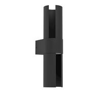 Eglo Applique murale LED extérieure Montelauro, lampe d'extérieur rotative, éclairage façade en alu noir, blanc chaud - neutre - froid, IP65