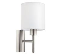 Applique PASTERI E27 1X60W en acier nickel mat 145x0x305mm