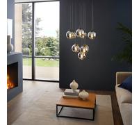 Eglo ARISCANI Suspension E27, 10 sources lumineuses, 98654,