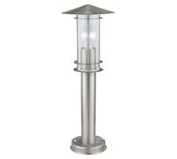 Eglo Lampadaire extérieur Lisio acier inoxydable IP44 E27 1x60W Argent