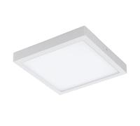Luminaire en saillie connecté FUEVA-C LED 21W en fonte métallique blanc 300x300x40mm