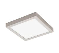 Luminaire en saillie connecté FUEVA-C LED 21W en fonte métallique nickel mat 300x300x40mm