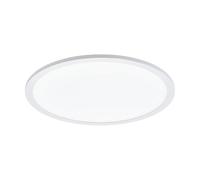 Eglo CONNECT Plafonnier LED SARSINA-C, lampe de plafond Smart Home en | aluminium et plastique, luminaire effet ciel étoilé avec télécommande, Ø 45 cm, dimmable, tons blancs et couleurs réglables