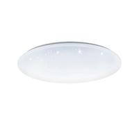 EGLO connect plafonnier LED TOTARI-C, Lampe de plafond Smart Home avec | effet de ciel étoilé, Matériau : acier, plastique, Couleur : blanc, dimmable, tons blancs et couleurs réglables, Ø : 58 cm
