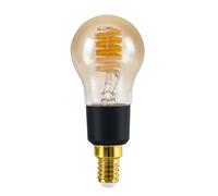Ampoule LED E14 1X4,9W verre ambre