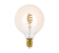 Eglo Ampoule LED E27 connect.z G125 – ZigBee, appli & commande vocale, dimmable, 360 lm, 5W, ambré