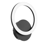 Eglo connect.z Applique murale intérieure connectée Parrapos-Z, lampe LED cercle, luminaire ZigBee contrôlable par appli et commande vocale Alexa, blanc chaud - froid, dimmable