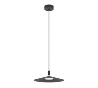 Eglo connect.z lampe suspendue LED Smart-Home Conomavilla-Z, métal, dimmable, ZigBee, Matter, contrôle app et vocal Alexa, blanc chaud-froid, RGB, noir