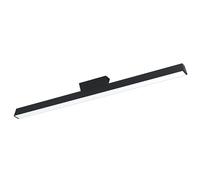 Plafonnier connecté SIMOLARIS-Z LED 35W en aluminium et acier noir 1220x55x110mm