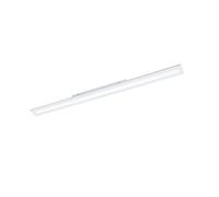 Eglo connect.z Panneau LED connecté Salobrena-Z, plafonnier 120 x 10 cm, lampe de plafond intelligente ZigBee contrôlable par appli et commande vocale, blanc chaud - froid, dimmable, blanc