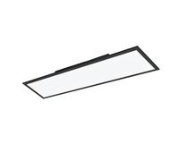 Plafonnier connecté SALOBRENA-Z LED 33,5W en aluminium noir 1200x300x50mm