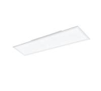 Eglo connect.z Panneau LED connecté Salobrena-Z, plafonnier 120 x 30 cm, lampe de plafond intelligente ZigBee contrôlable par appli et commande vocale, blanc chaud - froid, dimmable, blanc