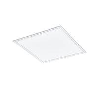 Eglo connect.z Panneau LED connecté Salobrena-Z, plafonnier 45 cm, lampe de plafond intelligente ZigBee contrôlable par appli et commande vocale, blanc chaud - froid, dimmable, blanc