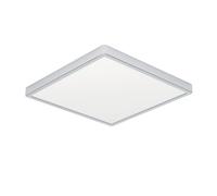 Eglo connect.z Plafonnier LED connecté Fueva 6-Z, 39 cm, ZigBee, Matter | lampe plafond pour salle de bains, app et commande vocale Alexa, blanc chaud-froid, RGB, dimmable, chromé, IP44