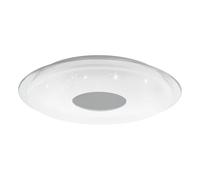 Eglo connect.z Plafonnier LED connecté Lanciano-Z, Ø 45 cm, lampe de plafond ZigBee, luminaire ciel étoilé contrôlable par appli et commande vocale, blanc chaud - froid, dimmable