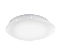 Eglo connect.z Plafonnier LED connecté Sileras-Z, lampe de plafond ZigBee, luminaire ciel étoilé contrôlable par appli et commande vocale, blanc chaud - froid, RGB, dimmable, Ø 60 cm