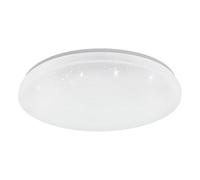 Eglo connect.z Plafonnier LED connecté Totari-Z, Ø 56 cm, lampe de plafond ZigBee, luminaire ciel étoilé contrôlable par appli et commande vocale, blanc chaud - froid, dimmable