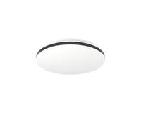 Eglo connect.z Plafonnier LED Maltignano-Z, ZigBee + Matter, contrôle app | et vocal Alexa, lampe de plafond, blanc chaud-froid, RGB, dimmable, noir-blanc, Ø 33 cm