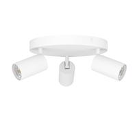 Eglo connect.z rail spot LED connecté Telimbela-Z, barre de 3 spots, lampe de plafond blanche, plafonnier contrôlable par application et commande vocale Alexa, blanc chaud - froid, RVB, dimmable