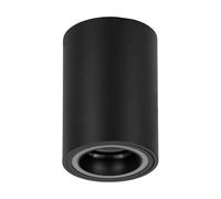 Eglo connect.z Smart Home plafonnier LED Carosso-Z, ZigBee, application et | commande vocale Alexa, blanc chaud - blanc froid, RGB, spot à intensité variable, métal noir, Ø 8 cm