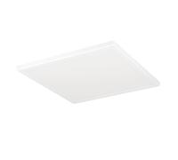Eglo connect.z Smart Home plafonnier LED de salle de bain Rovito-Z, ZigBee, app et commande vocale Alexa, blanc chaud-blanc froid, RGB, luminaire à intensité variable, blanc, IP44, 39x39 cm