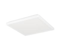 Eglo connect.z Smart Home Plafonnier LED de salle de bain Rovito-Z, ZigBee, app et commande vocale Alexa, blanc chaud-blanc froid, RGB, luminaire à intensité variable, blanc, IP44, 29x29 cm