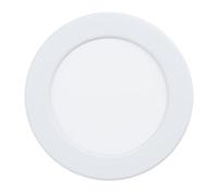 Eglo connect.z Spot LED connecté encastrable Fueva 6-Z, Ø 11,7 cm, lampe encastrée ZigBee pour salle de bains, app et commande vocale Alexa, RGB, blanc chaud - froid, dimmable, blanc, IP44