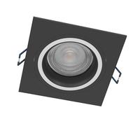 Luminaire encastrable connecté CAROSSO-Z LED 4,7W en aluminium noir 93x93x25mm