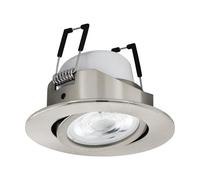 Eglo Spot LED encastrable Saliceto-Z Ø 88 mm ZigBee RGB blanc chaud-froid dimmable nickel-mat