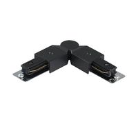 Connecteur pour luminaire sur rail TB CONNECT en matière synthétique noir 276x34x20mm