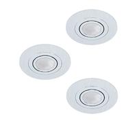 Eglo Downlight encastré aluminium brossé