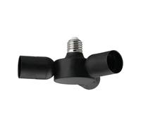 Adaptateur de suspension RUEDA E27 3X20W en matière synthétique noir D190mm