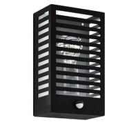 Applique extérieure A3 IP44 E27 1X60W en aluminium et acier noir 170x0x295mm