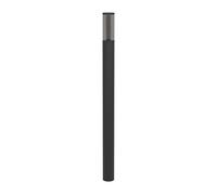 EGLO Lampadaire extérieur Salle, lampe de chemin, luminaire d'extérieur sur | pied, éclairage pour allée et jardin, plastique noir, douille E27, IP54, 110 cm