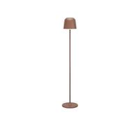 Eglo Lampadaire LED rechargeable sans fil Mannera-L, lampe sur pied | extérieure et intérieure, luminaire tactile à intensité variable, acier brun rouille, blanc chaud-froid, IP54